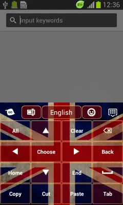 UK Keyboard android App screenshot 1